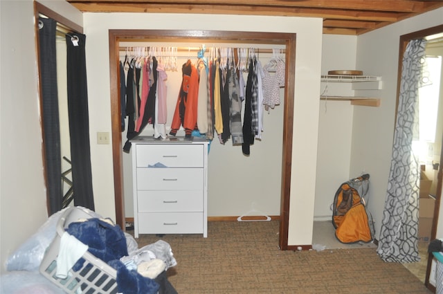 view of closet