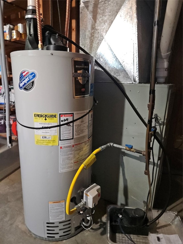 214 Laura St, Augusta, MT 59410 - utility room with gas water heater