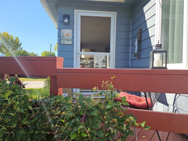 exterior space with a balcony