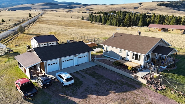 view of front of home featuring a front yard and a porch