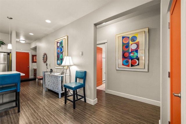 5200 Tumblehome Ave, Whitefish, MT 59937 - living room featuring wood finished floors and recessed lighting