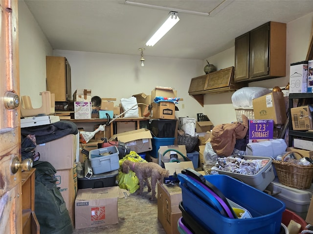 view of storage room