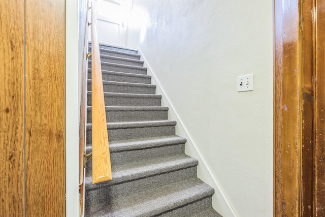 view of stairs