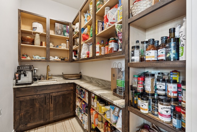 pantry featuring sink