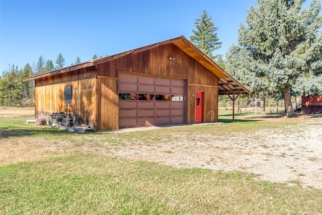 2237 Grave Creek Rd, Eureka, MT 59917 - view of detached garage