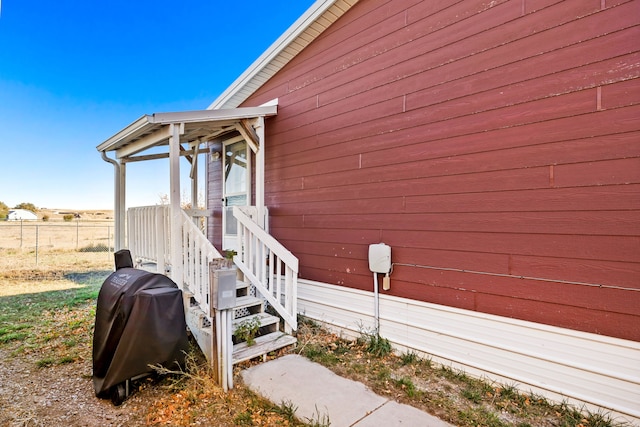 view of property exterior