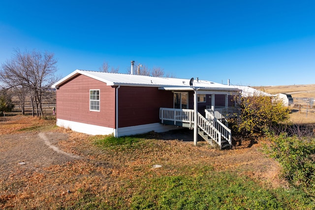 view of back of property