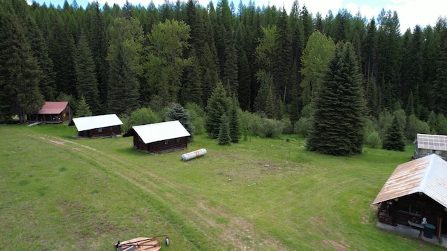 1876 Timber Creek Rd, Haugan, MT 59866 - drone / aerial view of a heavily wooded area