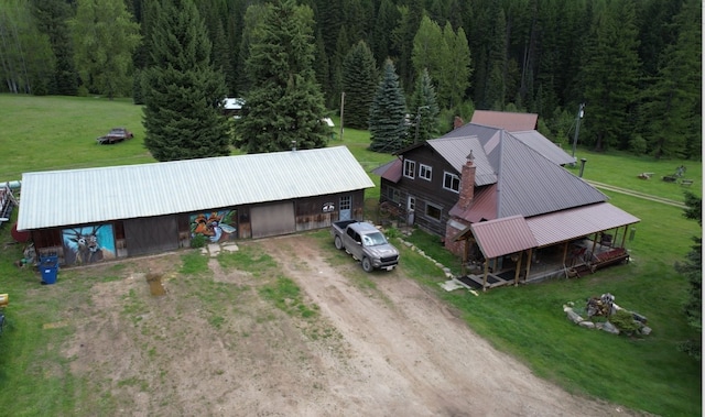 1876 Timber Creek Rd, Haugan, MT 59866 - view of subject property featuring a forest