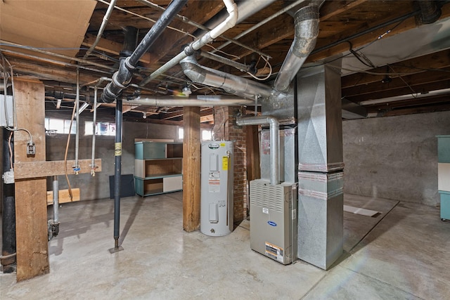161 3rd Ave, Kalispell, MT 59901 - below grade area featuring water heater and heating unit