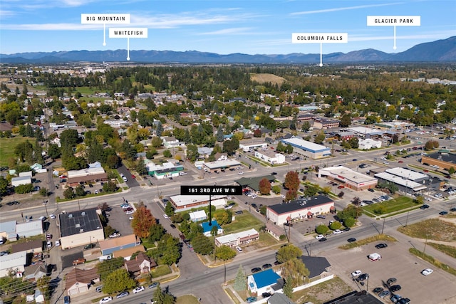 161 3rd Ave, Kalispell, MT 59901 - drone / aerial view of a mountainous background