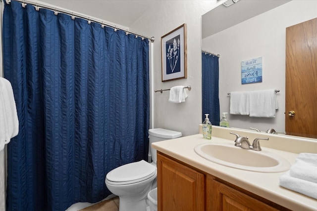 114 Cedar Way Unit 114, Whitefish, MT 59937 - full bathroom featuring vanity, tile patterned flooring, and a shower with shower curtain
