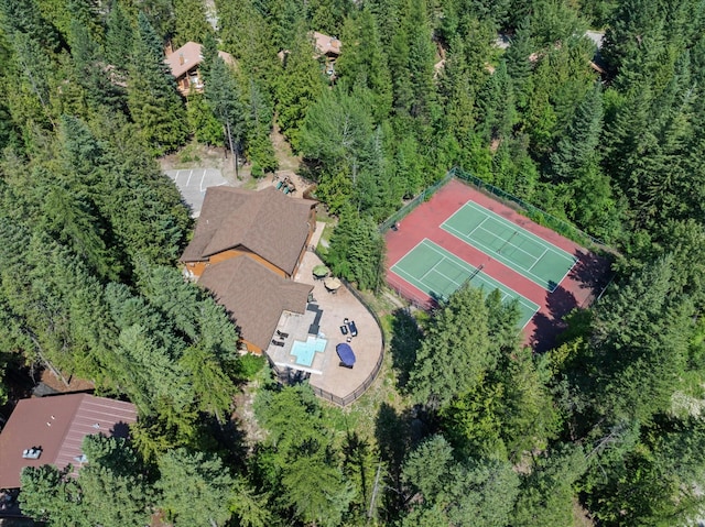 114 Cedar Way Unit 114, Whitefish, MT 59937 - aerial view of property and surrounding area with a forest