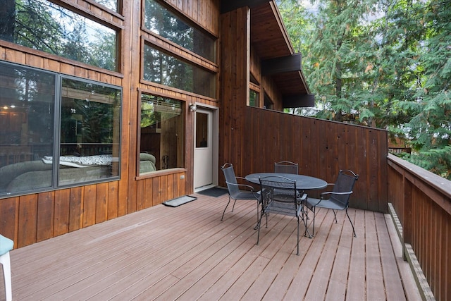 114 Cedar Way Unit 114, Whitefish, MT 59937 - deck featuring outdoor dining space