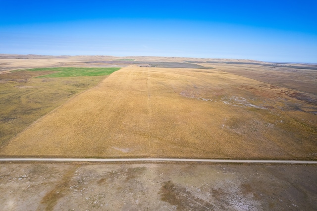 drone / aerial view featuring a rural view