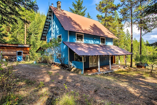 view of rear view of house