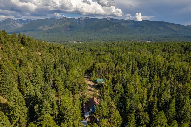 exterior space with a mountain view