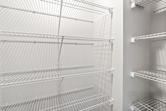 view of storage area