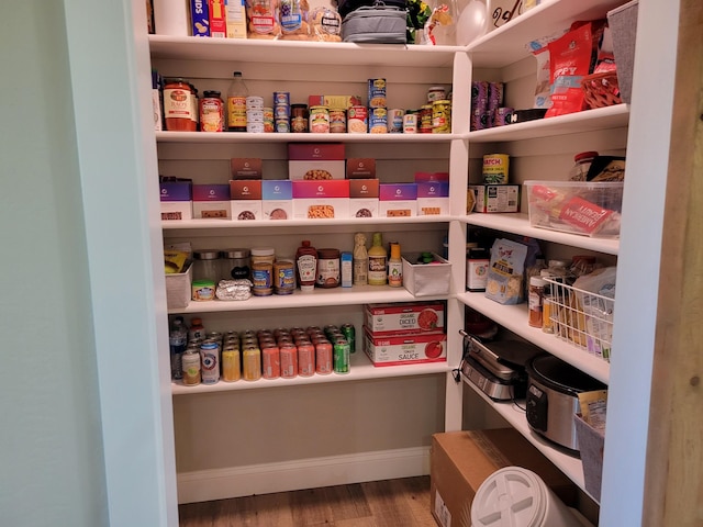 view of pantry