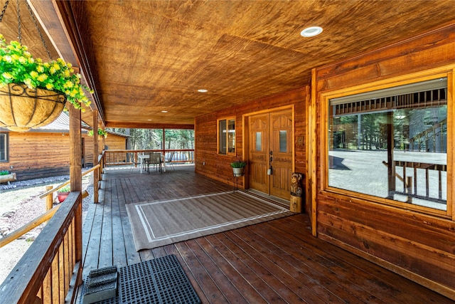 155 Grandview Ln, Seeley Lake, MT 59868 - view of deck