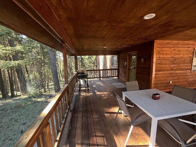 view of deck