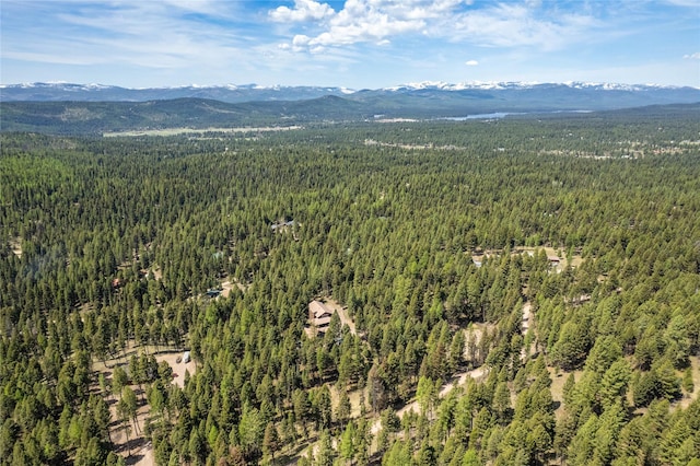 155 Grandview Ln, Seeley Lake, MT 59868 - bird's eye view of a forest and a mountain backdrop