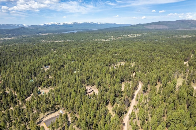 155 Grandview Ln, Seeley Lake, MT 59868 - bird's eye view of a heavily wooded area and mountains
