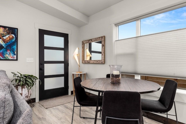 1010 7th St E Unit A, Whitefish, MT 59937 - dining area with light wood-type flooring