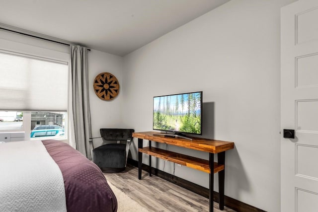 1010 7th St E Unit A, Whitefish, MT 59937 - bedroom with wood finished floors and baseboards