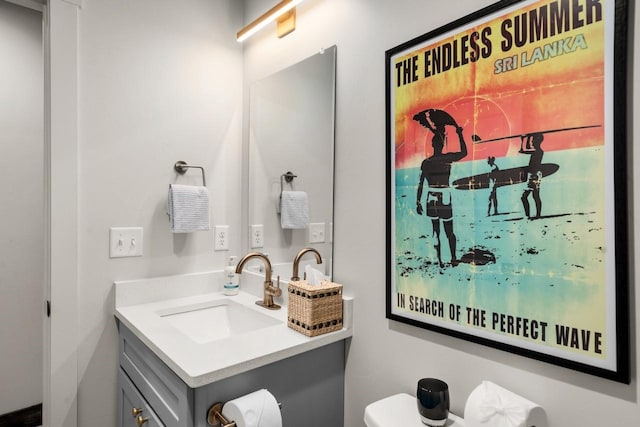 1010 7th St E Unit A, Whitefish, MT 59937 - half bath with vanity and toilet