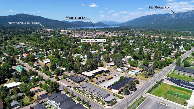1010 7th St E Unit A, Whitefish, MT 59937 - view of property location featuring a mountainous background
