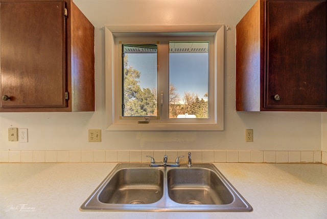 kitchen featuring sink