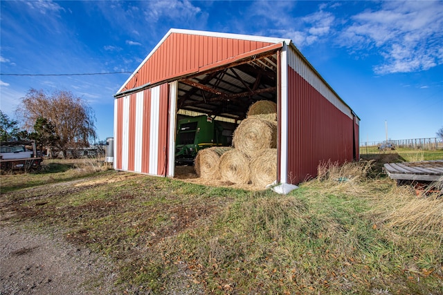 view of outbuilding