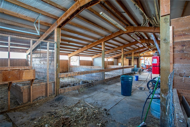 view of horse barn