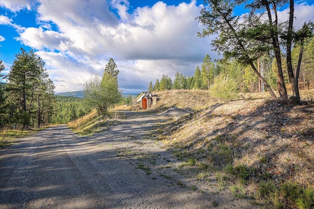 view of road