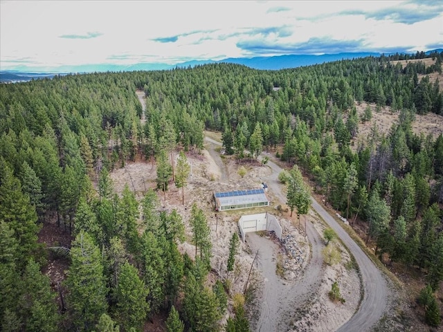 169 Brookes Dr, Rexford, MT 59930 - bird's eye view of a heavily wooded area
