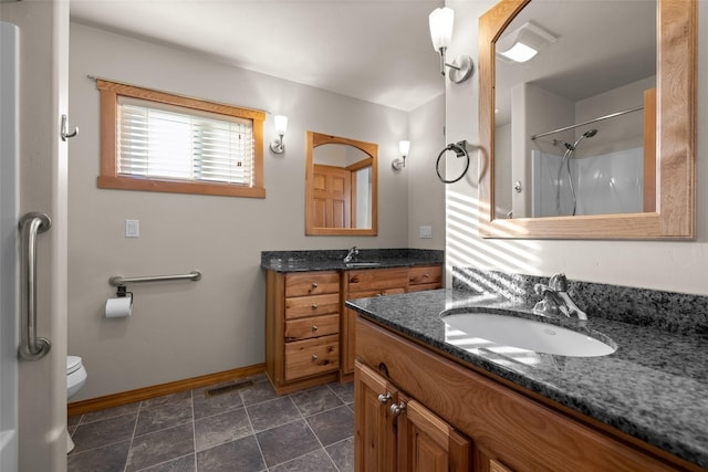 760 Trap Rd, Columbia Falls, MT 59912 - bathroom featuring vanity and a shower