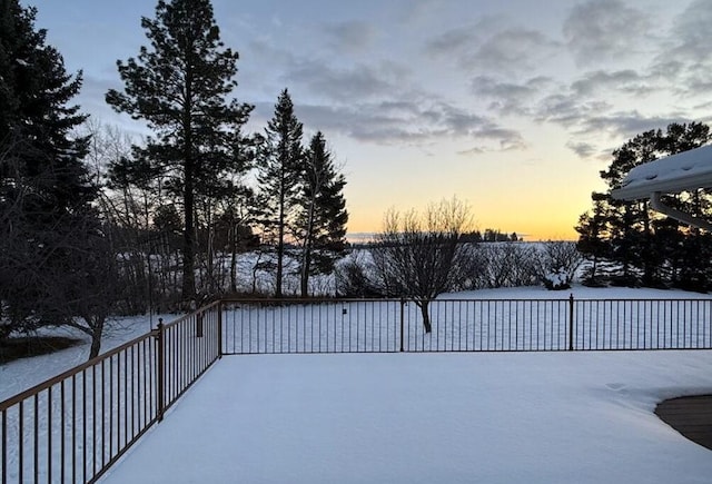 760 Trap Rd, Columbia Falls, MT 59912 - view of yard covered in snow