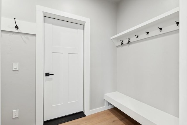304 Trailview Way, Whitefish, MT 59937 - mudroom with light wood-type flooring and baseboards