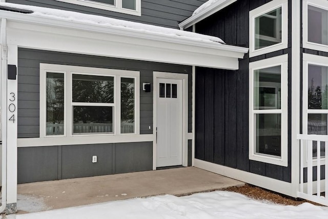304 Trailview Way, Whitefish, MT 59937 - view of snow covered property entrance