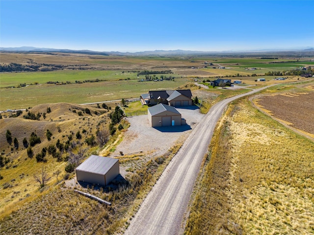 53 Skyview Ln, Townsend, MT 59644 - overview of rural landscape featuring a mountain backdrop