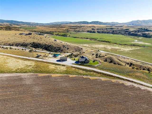 53 Skyview Ln, Townsend, MT 59644 - aerial view of sparsely populated area with a mountain backdrop
