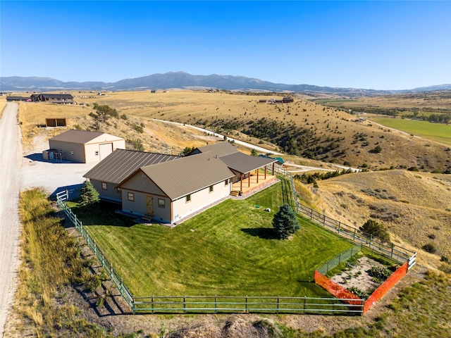 53 Skyview Ln, Townsend, MT 59644 - view of rural area featuring a mountain backdrop