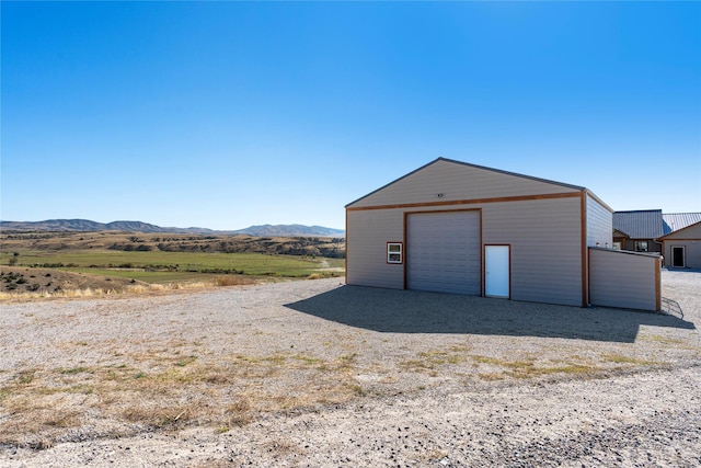 53 Skyview Ln, Townsend, MT 59644 - detached garage featuring a mountain view