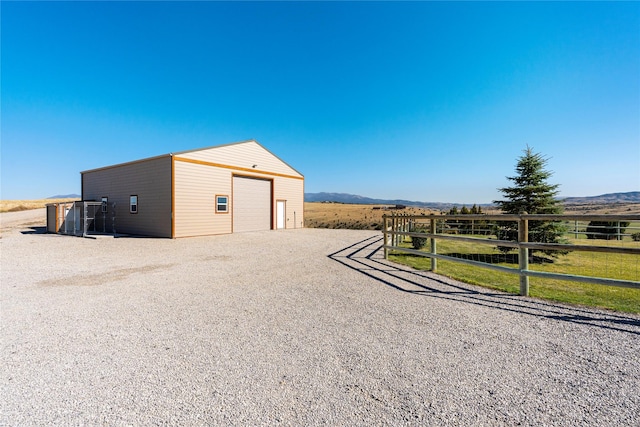 53 Skyview Ln, Townsend, MT 59644 - view of outdoor structure with a view of rural / pastoral area and a mountain view
