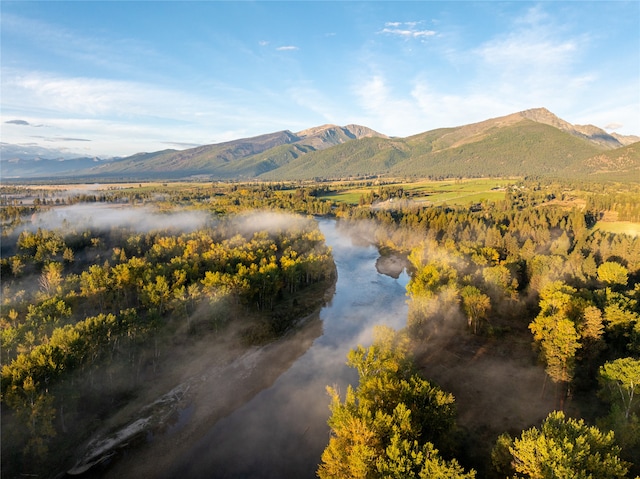 property view of mountains with a water view