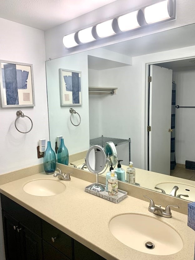 180 Vista Ln Unit 258, Bigfork, MT 59911 - bathroom featuring double vanity