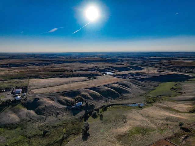 bird's eye view featuring a rural view