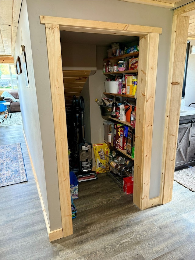 view of pantry