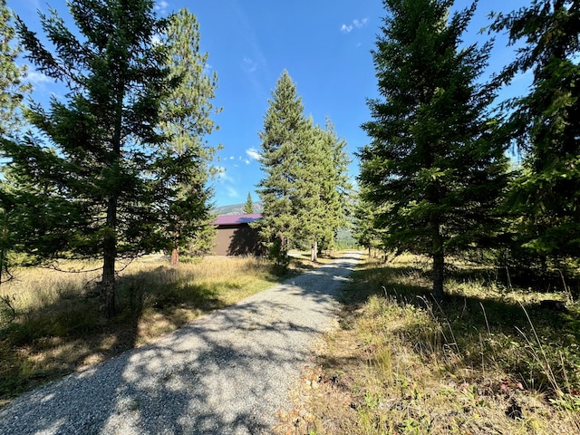 view of road